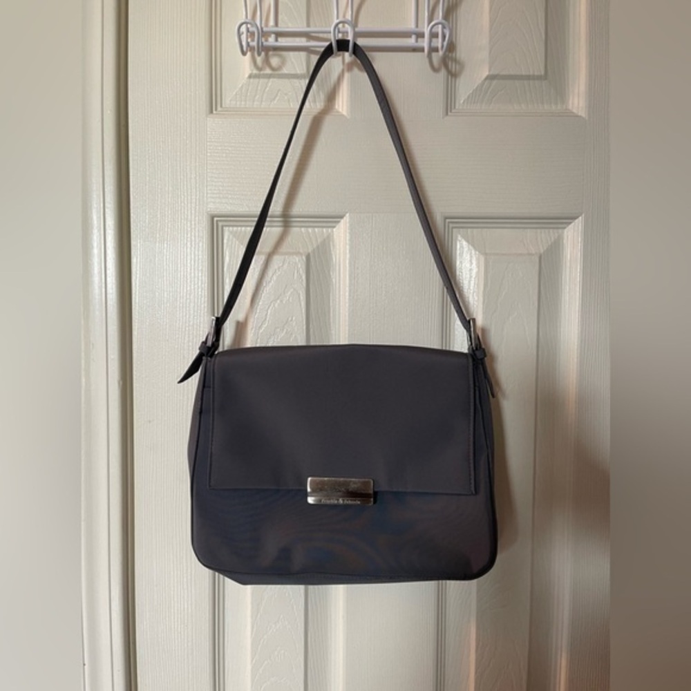 Frankie & Johnnie Gray Nylon Handbag